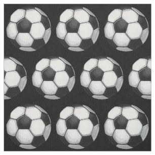 Soccer Ball Painted Pattrern Fabric
