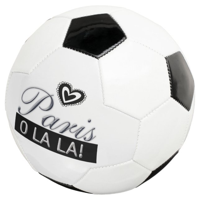 Soccer Ball Paris France  (Three Quarter)