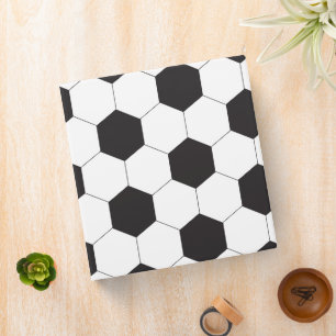 Soccer ball pattern Back to School Binder