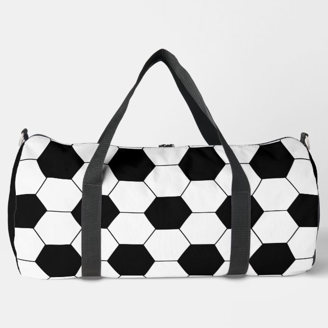 Soccer Ball Pattern  Duffle Bag (Front)