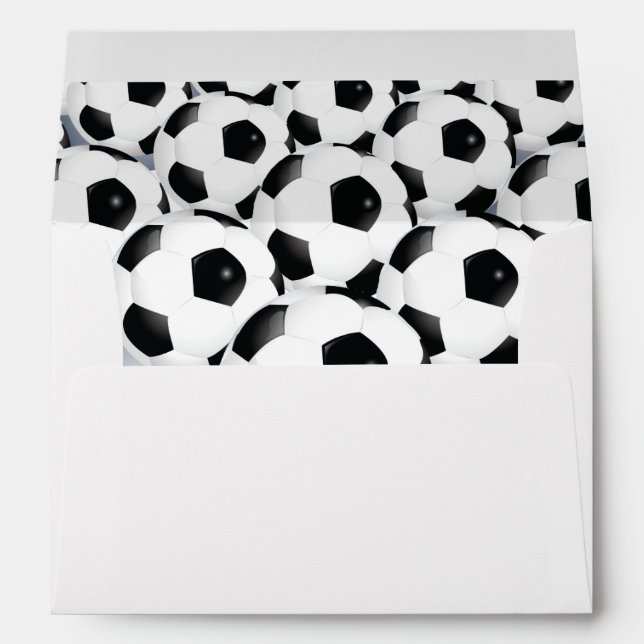Soccer Ball Pattern Envelopes (Back (Bottom))