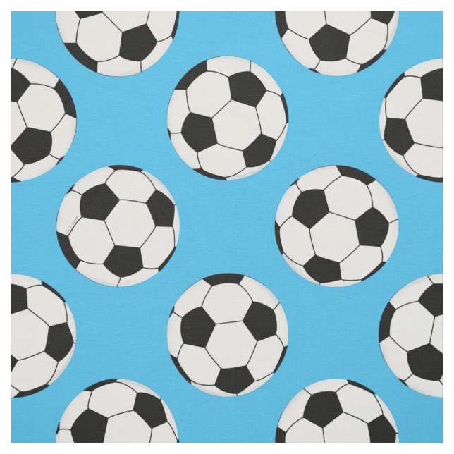 Soccer Ball Pattern Fabric (Swatch)