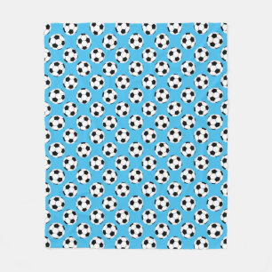 Soccer Ball Pattern Fleece Blanket