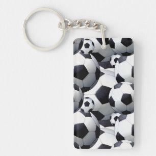 Soccer Ball Pattern Keychain