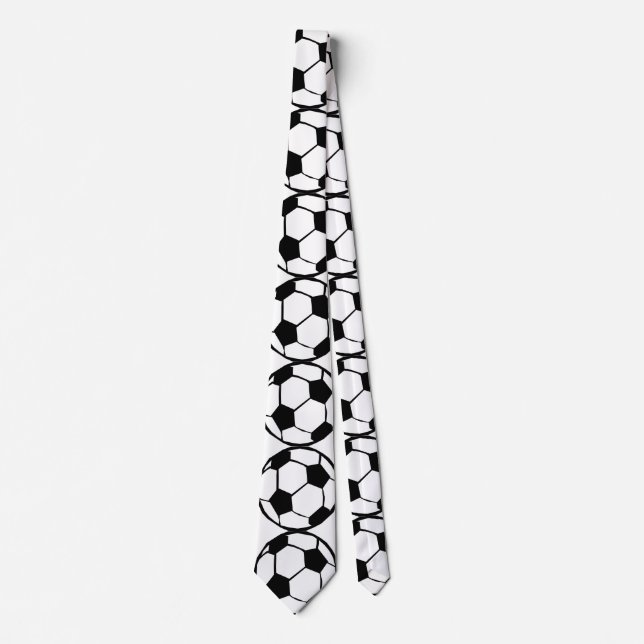 Soccer ball pattern tie (Front)