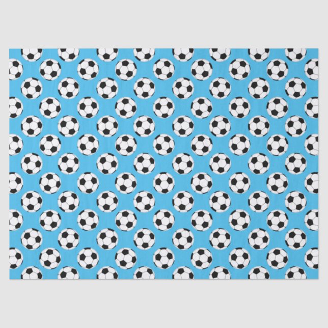 Soccer Ball Pattern Tissue Paper (Front)