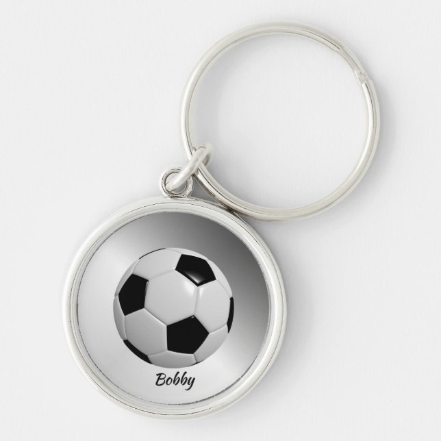 Soccer Ball Personal Sport Keychain (Front)