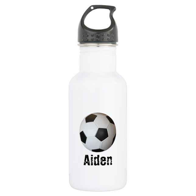Soccer Ball Personalized 532 Ml Water Bottle (Front)
