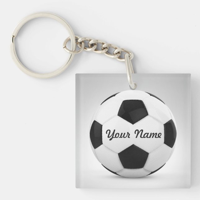 Soccer Ball Personalized for Sports Occasions Keychain (Front)