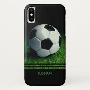 Soccer Ball Personalized Name Football Case-Mate iPhone Case