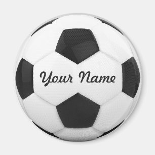 Soccer Ball Personalized Name Magnet