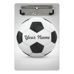 Soccer Ball Personalized Name Mini Clipboard