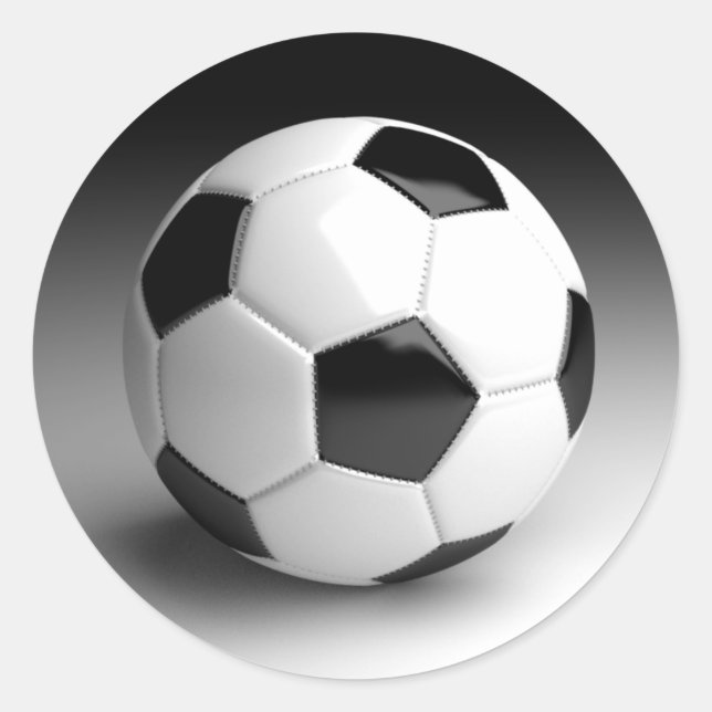 Soccer Ball Personalized Soccer Ball Sticker (Front)