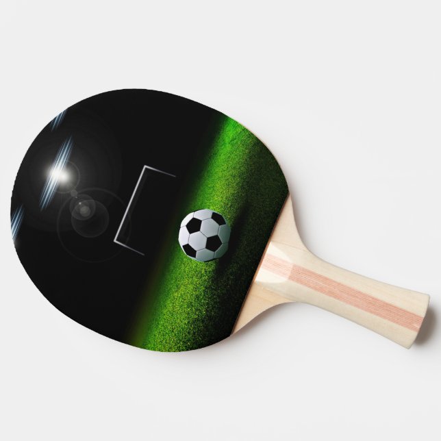 Soccer Ball Ping Pong Paddle (Side)