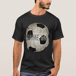 Soccer Ball Player Grunge Style Customized T-Shirt