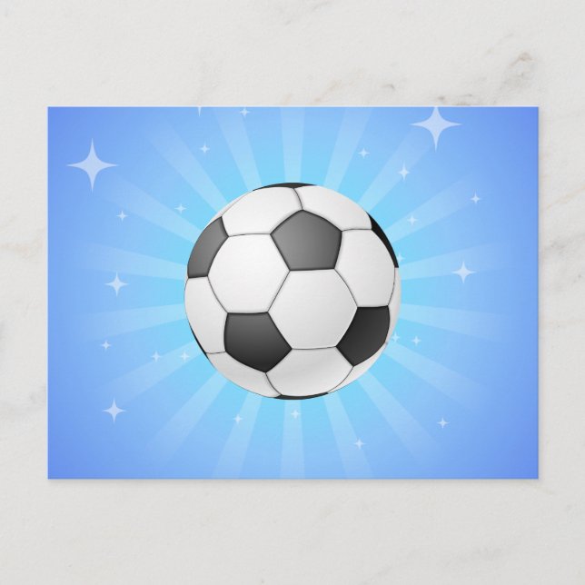 SOCCER BALL POSTCARD (Front)