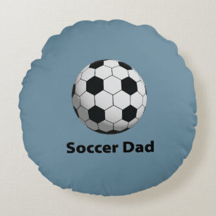 Soccer Ball Round Pillow