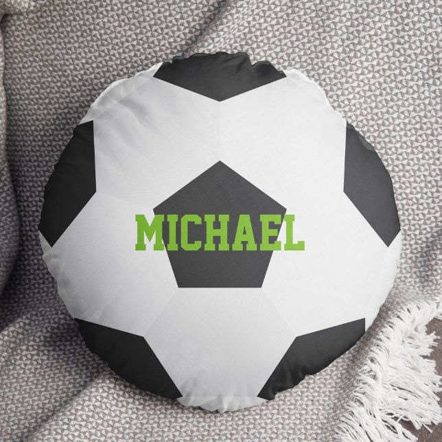 Soccer Ball Round Pillow (Creator Uploaded)