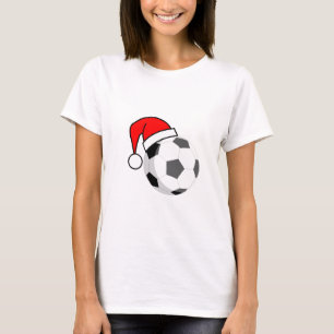Soccer Ball (Santa Hat) T-Shirt