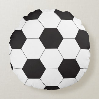 Soccer Ball Shaped Throw Pillows