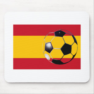 Soccer Ball Spain Flag2 The MUSEUM Zazzle Gifts Mouse Pad