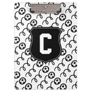 Soccer ball sport clipboard   Personalize monogram