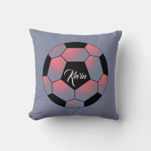 Soccer ball sport throw pillow