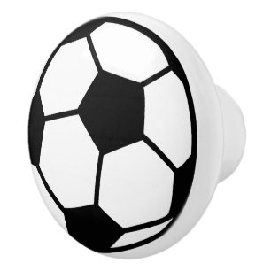 Soccer ball sports ceramic knob