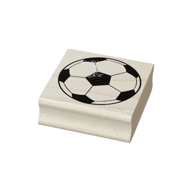 Soccer Ball Sports Rubber Art Stamp (Stamp)