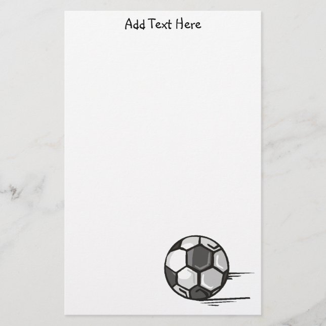 Soccer Ball Sports Stationery (Front)