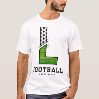 Soccer Ball Texture Initial Sporty Typography