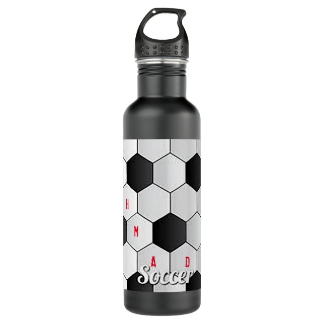 Soccer Ball Water Bottle (Front)