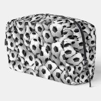 Soccer Balls Design Dopp Kit Bag