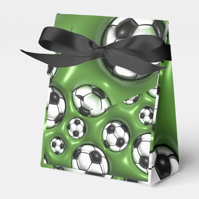 Soccer Balls Favor Box (Front Side)