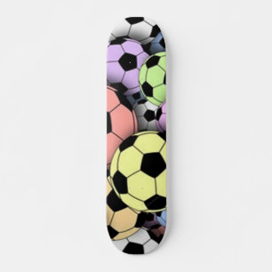 Soccer Balls of Color Skateboard
