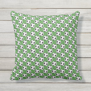 Soccer Balls Outdoor Pillow