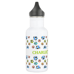 Soccer Balls Personalized Sports 532 Ml Water Bottle