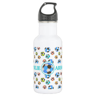 Soccer Balls Personalized Sports 532 Ml Water Bottle