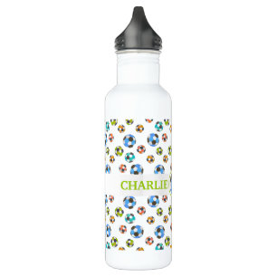 Soccer Balls Personalized Sports 710 Ml Water Bottle