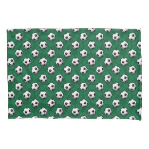 Soccer balls pillowcase
