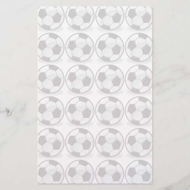 Soccer balls stationery (Front)