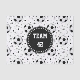 Soccer balls tissue paper
