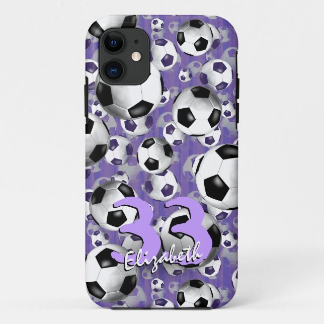 Soccer Ballz! Women's soccer Case-Mate iPhone Case (Back)