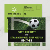 Soccer Bar Mitzvah Enregistrer la carte Date