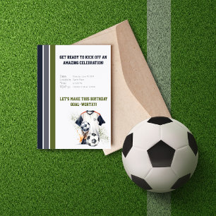 Soccer Birthday Invitation