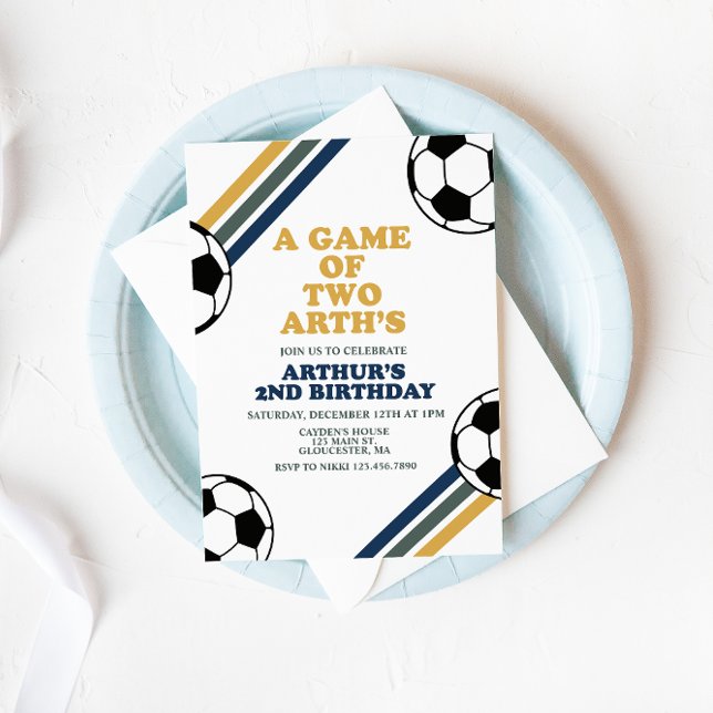 Soccer Birthday Invitation (Creator Uploaded)