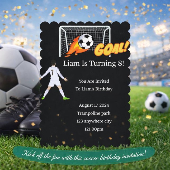 SOCCER BIRTHDAY INVITATION FOR BOYS (Creator Uploaded)