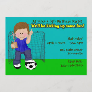 Soccer Birthday Party Invitation