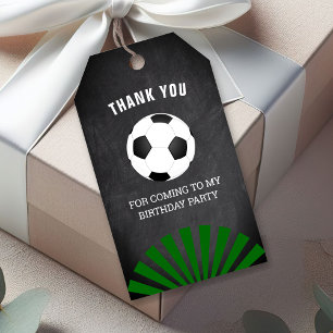 Soccer Birthday Party Thank You Gift Tags