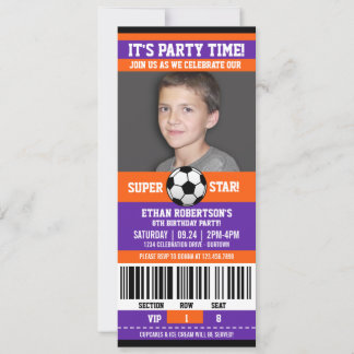 Soccer Birthday Photo Template